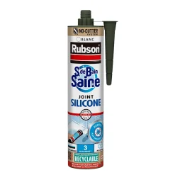 Rubson Mastic, Cartouche Joint Et Silicone-Mastic Sanitaire Salle de bains Saine Mastic blanc cartouche 280ml