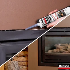 Rubson Mastic Special Materials Hautes Températures noir cartouche 280ml