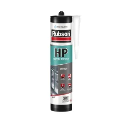 Rubson Mastic silicone HP vitrage translucide cartouche de 300ml -