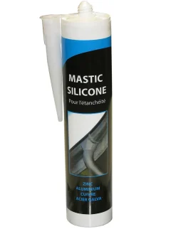 Mastic, Cartouche Joint Et Silicone-Mastic silicone pour l'étanchéité zinc cuivre alu