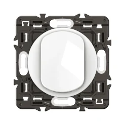 Legrand Mécanisme de poussoir Céliane 6A Blanc sans plaque