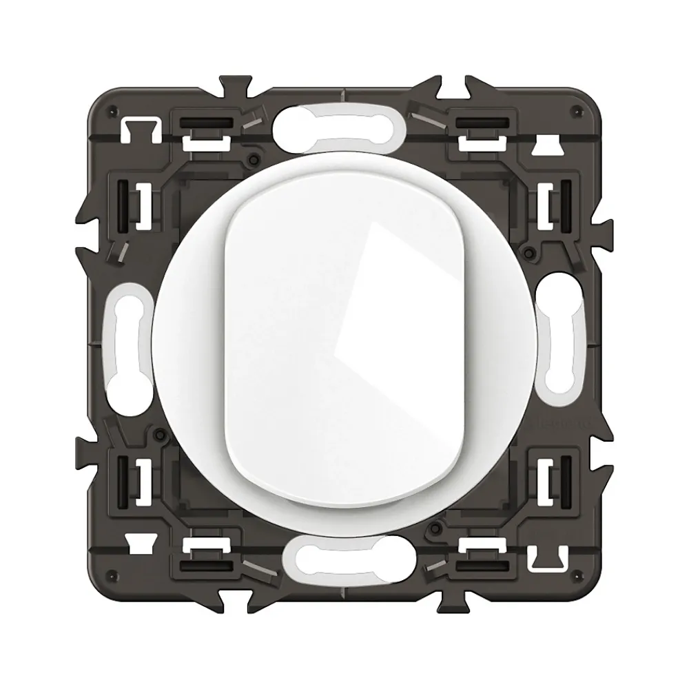 Legrand Mécanisme de poussoir Céliane 6A Blanc sans plaque