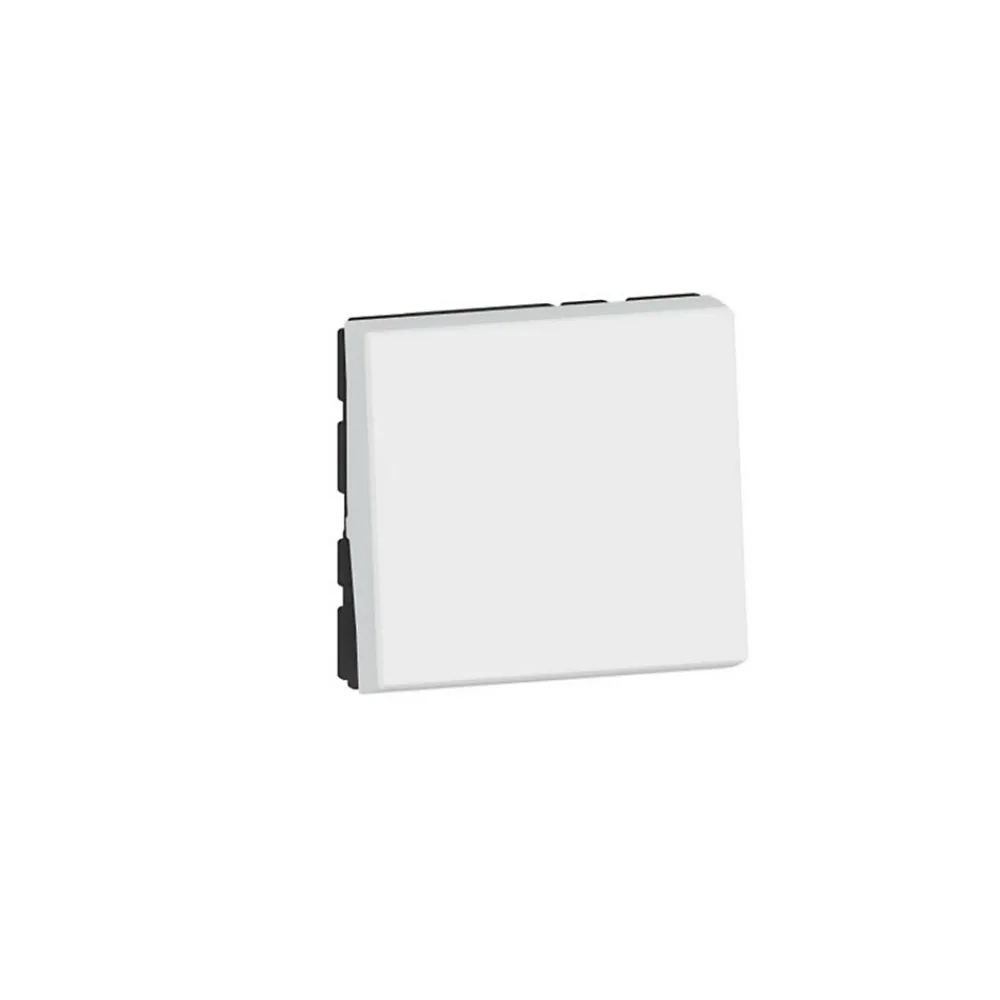 Legrand Interrupteur Encastrable-Mécanisme interrupteur va-et-vient à voyant Mosaïc blanc, 2 modules