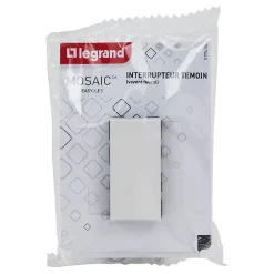 Legrand Interrupteur Encastrable-Mécanisme poussoir Mosaïc blanc