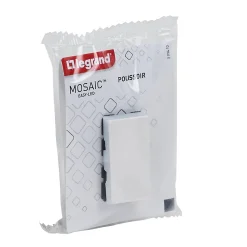 Legrand Interrupteur Encastrable-Mécanisme poussoir Mosaïc blanc