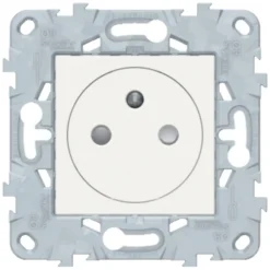 Schneider Electric Prise Encastrable-Mécanisme prise avec terre affleurante Unica Déco blanc