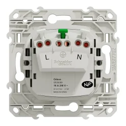 Schneider Electric Mécanisme prise avec terre Odace aluminium