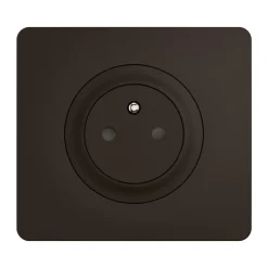 Legrand Mécanisme prise de courant avec terre affleurante Céliane 16A noir sans plaque