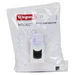 Legrand Prise Encastrable-Mécanisme prise RJ45 cat6 1 module Mosaïc