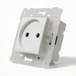 Colours Mécanismes 2 prises Kalya blanc glossy