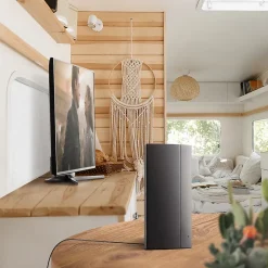 Meliconi - Antenne TV amplifiée d'intérieur AD PROFESSIONAL R1 USB - Portée 20kms - Signaux numériques DVBT/DVB-T2 - Filtres 4G 5G