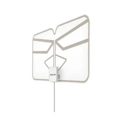 Meliconi Antenne, Parabole Et Fixation-- Antenne TV d'intérieur FLEXI - Signaux numériques DVBT/DVBT2 - Filtres 4G 5G - Enroulable et facile à transporter
