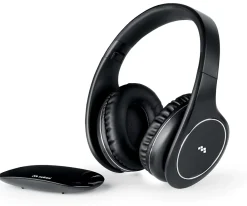 Meliconi - Casque TV analogique et numérique HP DIGITAL SMART - sans fil avec base émettrice compacte - Autonomie 8h - Portée 100m