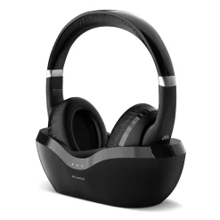 Meliconi Enceinte, Écouteur Et Casque-- Casque TV Bluetooth - HP FLASH BASE - sans fil avec station d'accueil - Autonomie 75h - Portée 10m