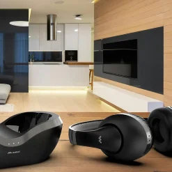 Meliconi Enceinte, Écouteur Et Casque-- Casque TV Bluetooth - HP FLASH BASE - sans fil avec station d'accueil - Autonomie 75h - Portée 10m