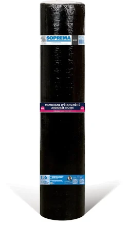 Soprema Etanchéité Des Fondations-Membrane d'étanchéité noir 6m²