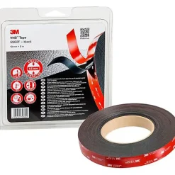E45 Ruban Adhésif-3M 5962F Ruban adhésif double-face VHB noir 8 m x 19 mm, ép. 1,6 mm, 1 pc