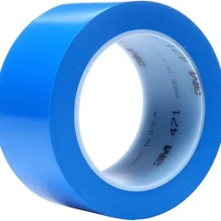 E45 Panneau De Signalisation-3M 471F Ruban adhésif PVC bleu 33 m x 50 mm 0,13 mm - 1 pièce