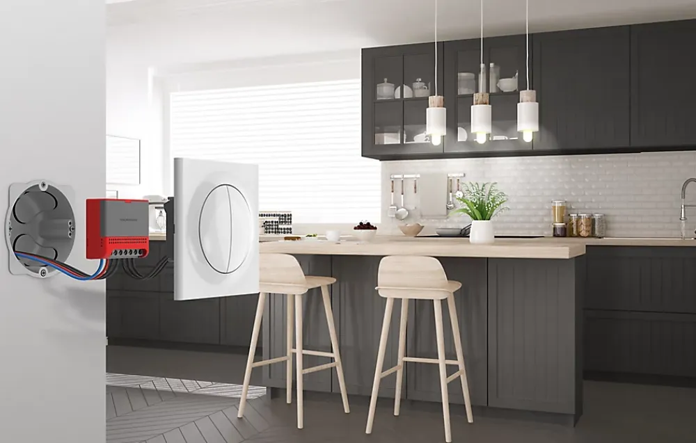 Commande De L'Éclairage-Micro module de commande éclairage Wifi pour interrupteur double
