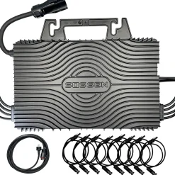 Sossen Micro-onduleur 2400W Wifi + Câble + Rallonges
