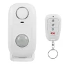 Smartwares Alarme Sans Fil-Mini alarme à détecteur de mouvement IRP + sirène et télécommande 2 touches