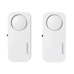 Smartwares Mini alarme à 2 détecteurs de bris de vitre + sirène