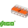 Wago 15 mini connecteur 5 entrées pour fil souple ou rigide