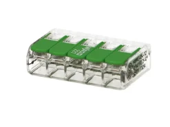 Wago 25 mini connecteur 5 entrées pour fil souple ou rigide "Green Range"