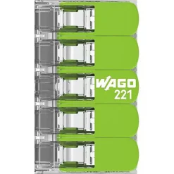 Wago 25 mini connecteur 5 entrées pour fil souple ou rigide 