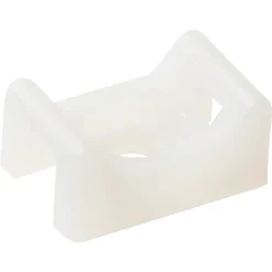 Diall Fixation Et Raccordement Du Câble-25 mini embase à visser pour cavaliers de serrage de 4,8 mm transparent