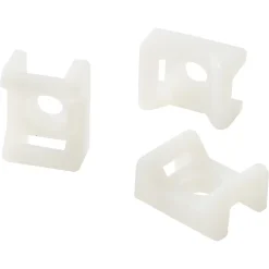 Diall 25 mini embase à visser pour cavaliers de serrage de 9 mm transparent