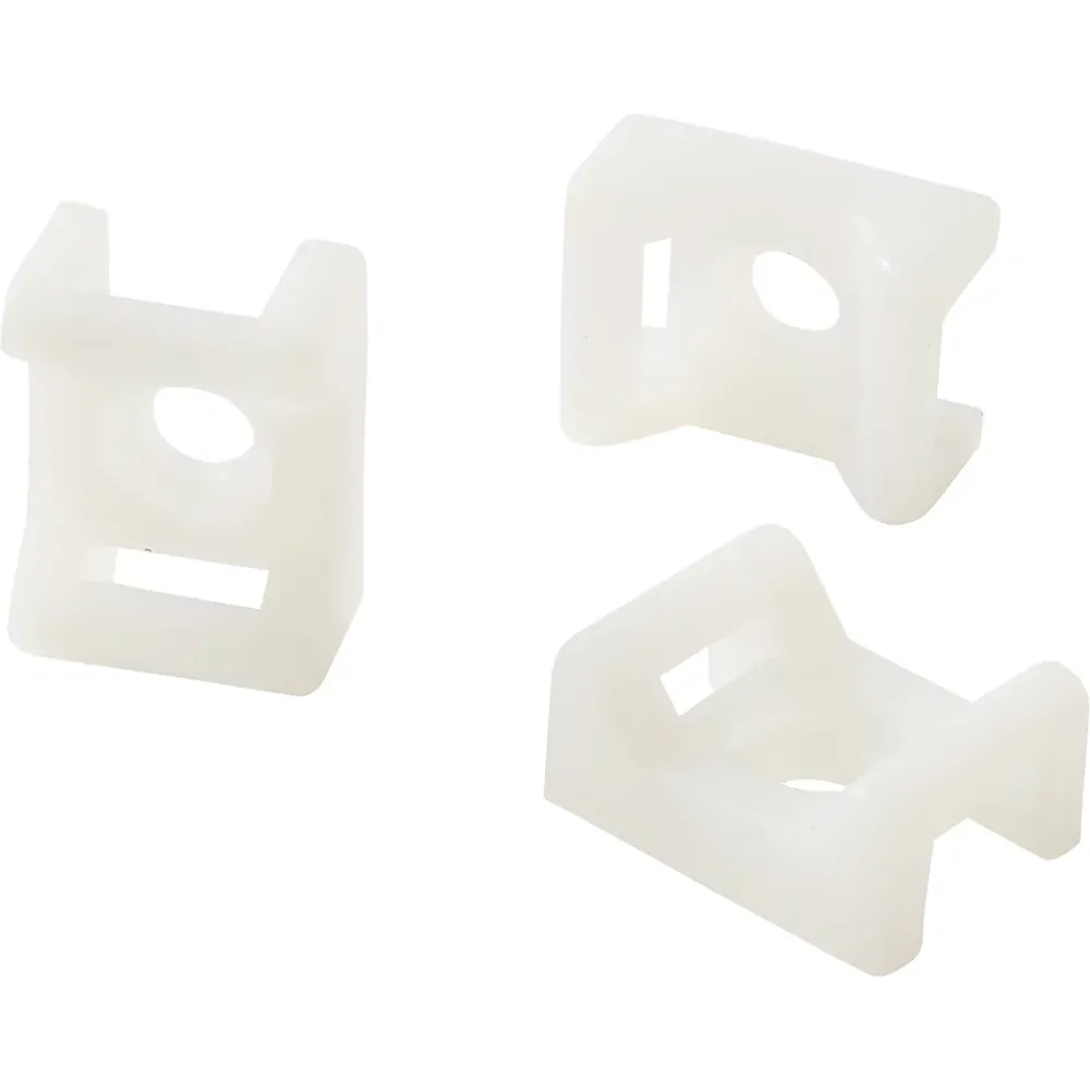 Diall 25 mini embase à visser pour cavaliers de serrage de 9 mm transparent