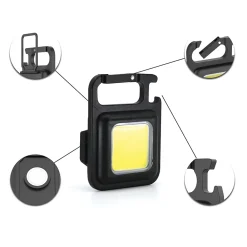Avidsen Mini-lampe torche multifonction rechargeable - - 103647