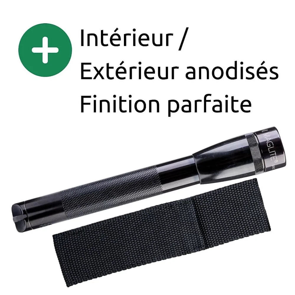 Maglite Mini Lampe torche LED 2x piles AAA - Noir