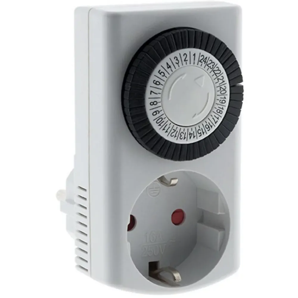 Zenitech Prise Étanche-2 mini programmateurs mécaniques