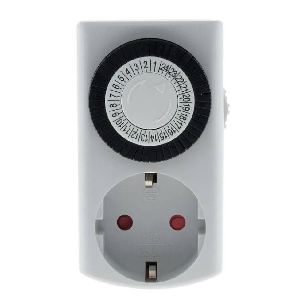 Zenitech Prise Étanche-2 mini programmateurs mécaniques