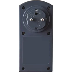 LAP Minuterie digitale extérieure à programmation hebdomadaire gris