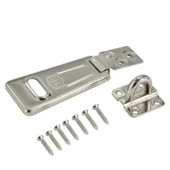 Smith & Locke Moraillon et cadenas en acier galvanisé Moraillon 90mm