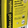 Weber Mortier-colle déformable col souple - blanc - sac de 25 kg - Mortier colle souple - Blanc - 25 kg