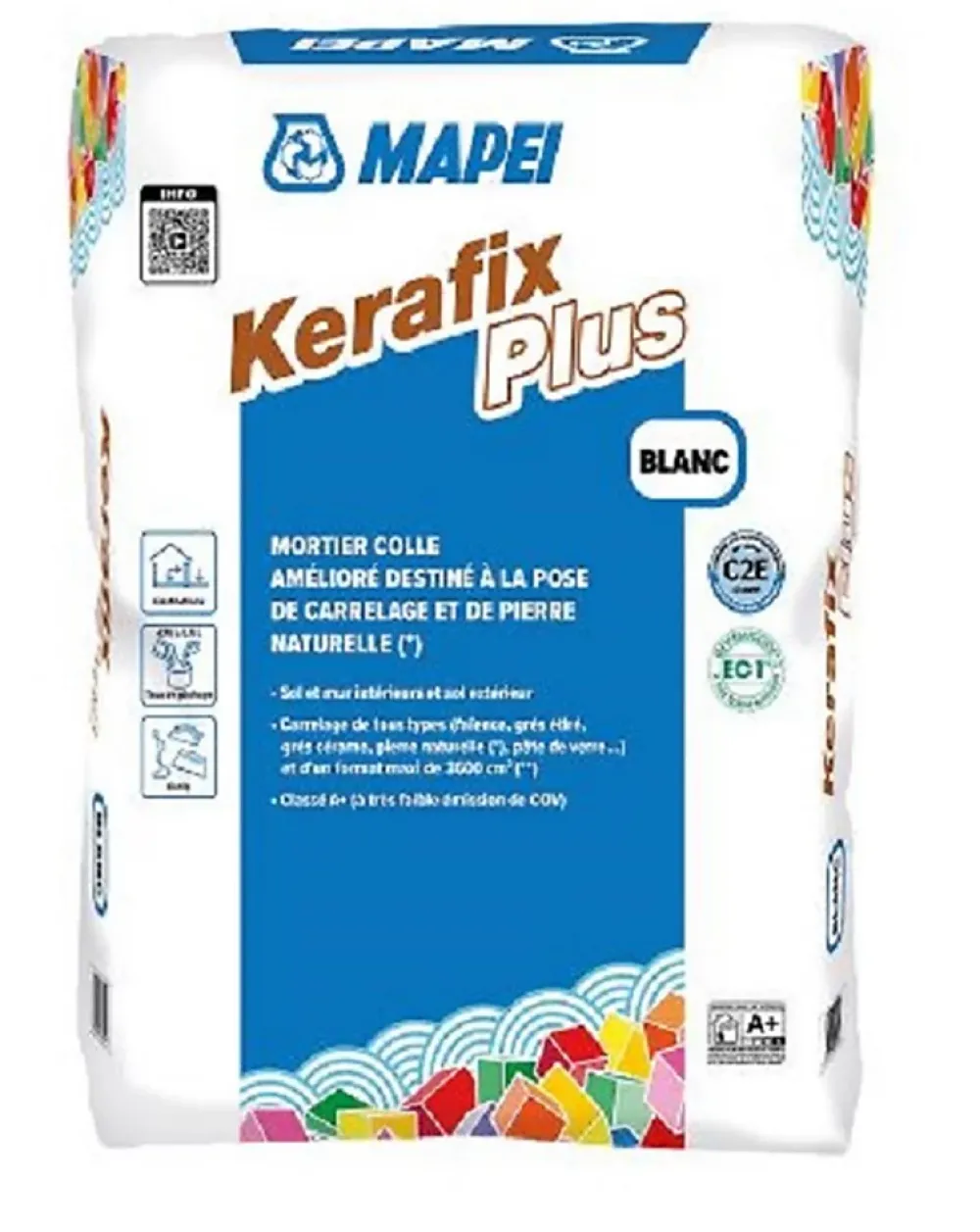 Mapei Colle Carrelage-Mortier colle KERAFIX PLUS - Gris