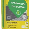 Weber Mortier- colle pour carrelage (C2E) COL TERASSE - Sac de 25 Kg - GRIS