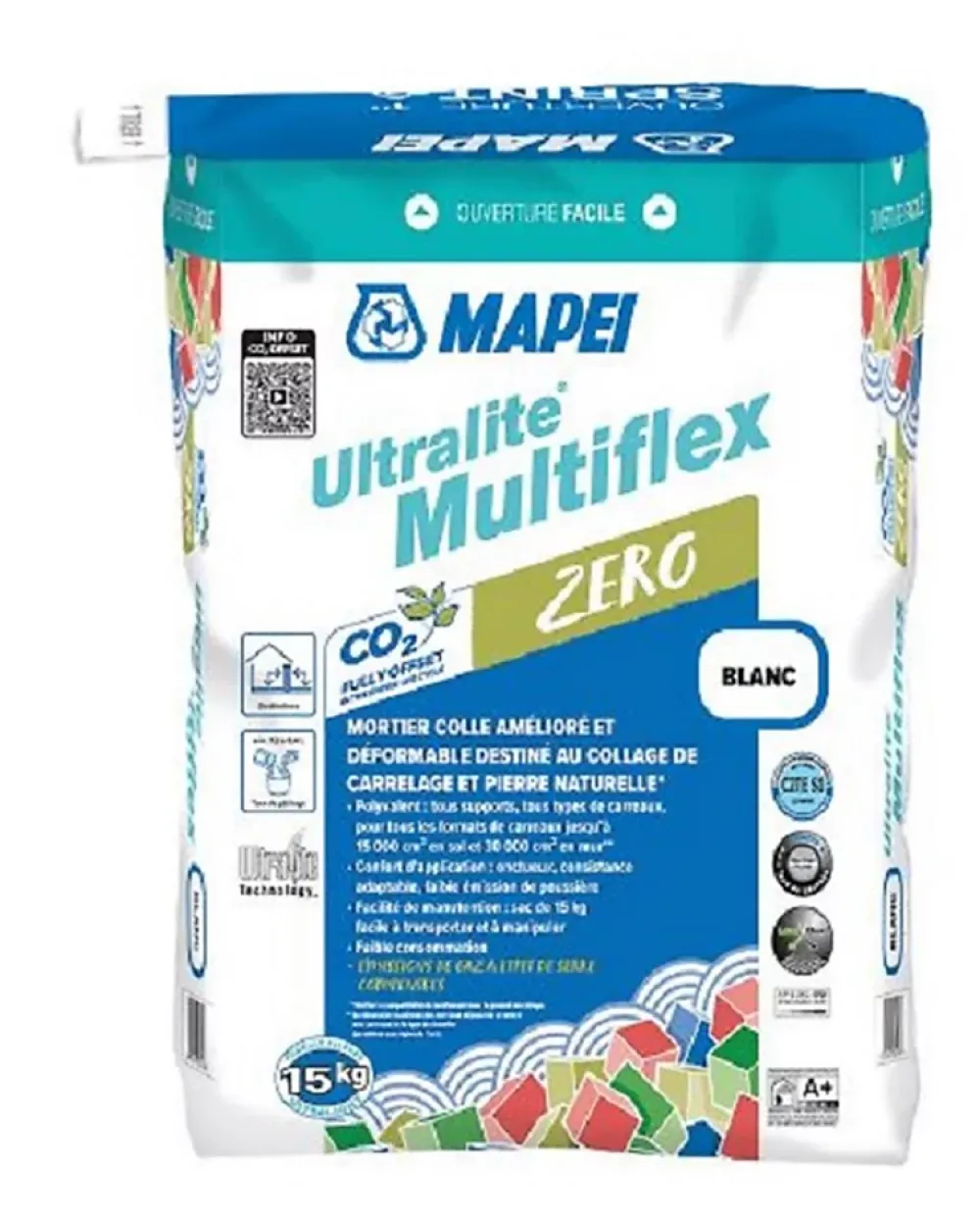 Mapei Colle Carrelage-Mortier colle ULTRALITE MULTIFLEX - Coloris: Gris