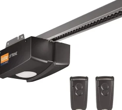 Nature Pro Moteur 500 N 433 MHz avec 2 émetteurs manuels RSC 2 pour Portes de Garage jusqu'à 7 m² + Accessoires de Montage, Multicolore