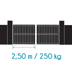 Avidsen Motorisation connectée à bras Orane SE pour portail battant