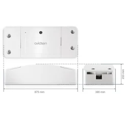 Avidsen Motorisation De Porte De Garage-Motorisation connectée porte de garage STRÖMMA 600, max 75kg, guidage par chaîne