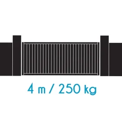 Avidsen Motorisation connectée pour portail coulissant Zenia SE