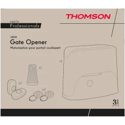 Thomson Motorisation connectée pour portail coulissant 6m + digicode