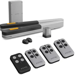 Extel Motorisation De Portail-Motorisation connectée à vérins pour portail à battants : 2.5m/250kg par battant - XV250 + 2 télécommandes OFFERTES - Umii