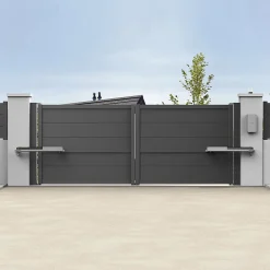 Extel Motorisation De Portail-Motorisation connectée à vérins pour portail à battants : 2.5m/250kg par battant - XV250 + 2 télécommandes OFFERTES - Umii