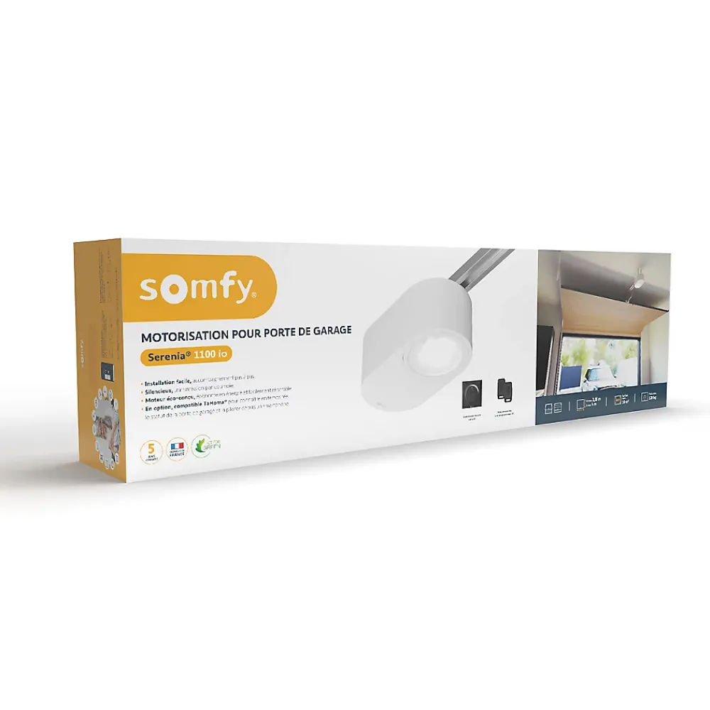 Somfy Motorisation de porte de garage Serenia IO 1100